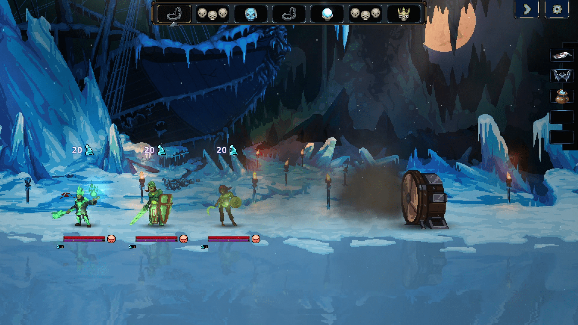 Legend of Keepers gameplay screenshot